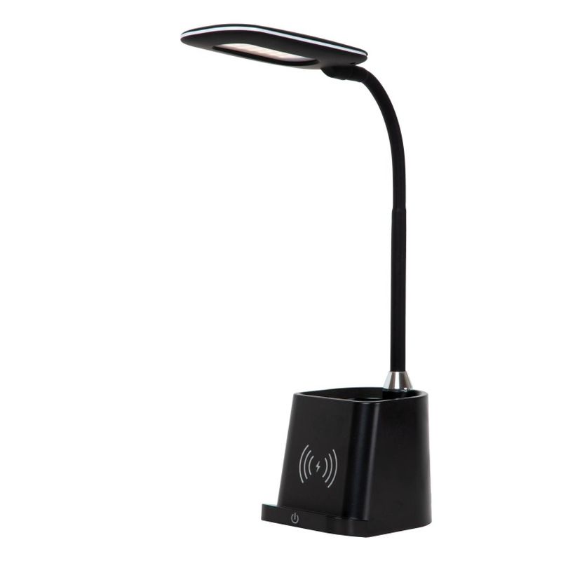 Lucide PENNY - Stolná lampa - LED - 1x6W 3000K - Čierna